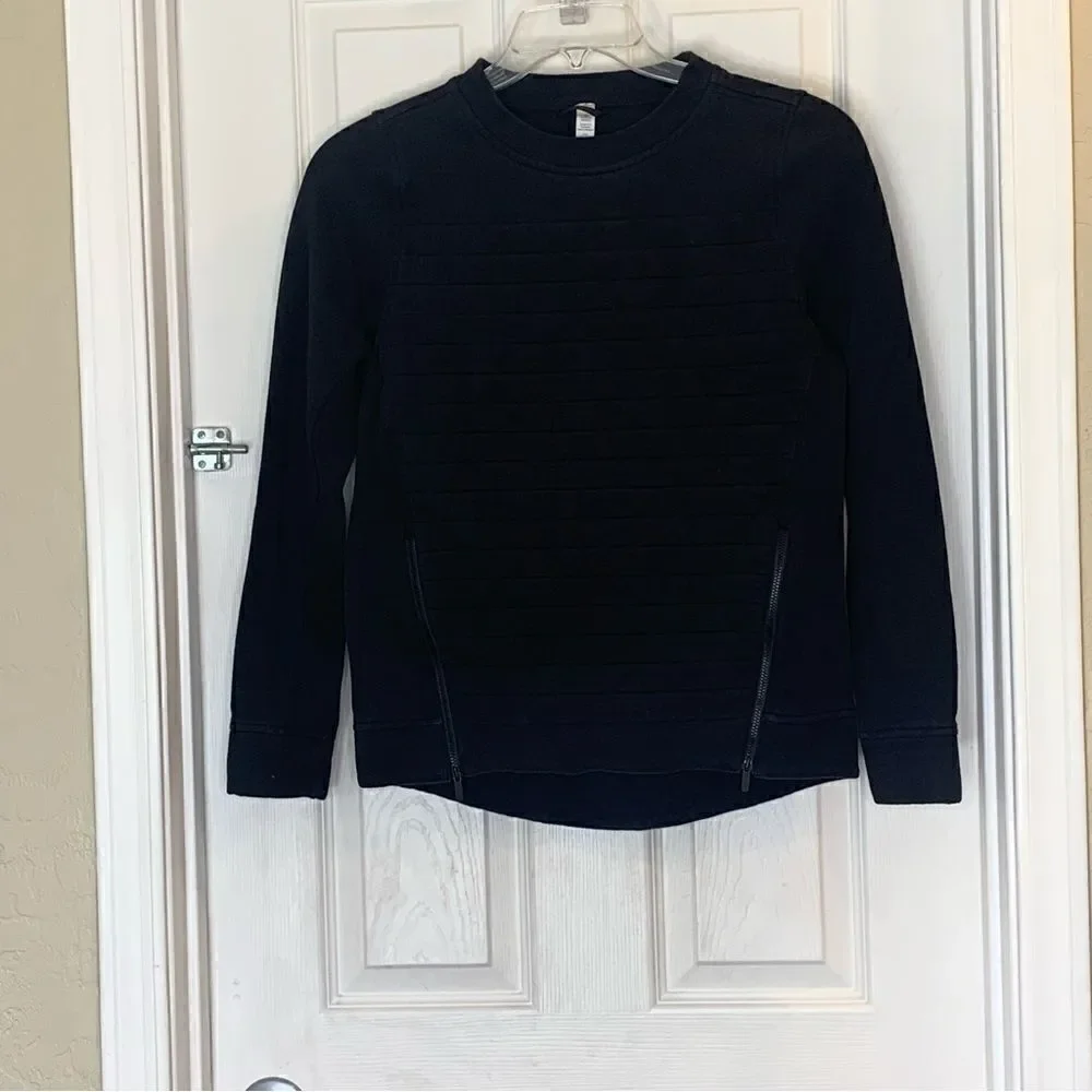 Lululemon Be True Crew Sweatshirt Black Size 4